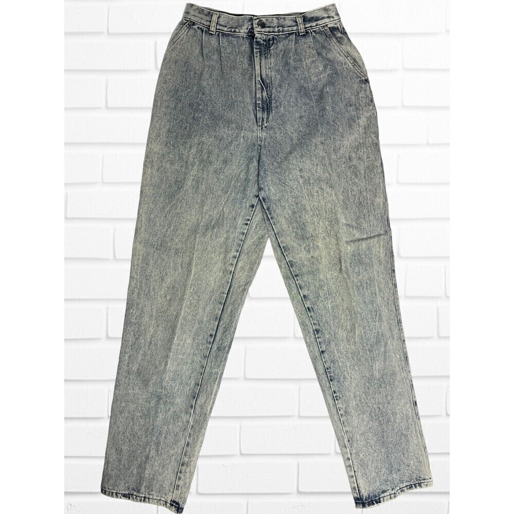 Vintage Women's Size 12 Acid Wash Jeans Pizzazz High Rise